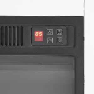 Cheminée électrique autoportante de 43 pouces, 1500W, 5120 BTU, avec protection contre la surchauffe et manteau réglable - Product Image 6
