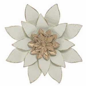 Décoration murale en métal 3D en forme de fleur de lotus, sculpture en fer peinte à la main pour la décoration zen de la maison et du spa - Product Image 2