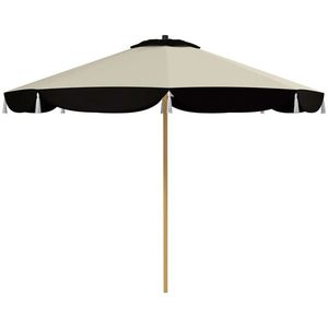 Sombrilla de Patio Elegance de 8.7 Pies, UPF 50+, Sombrilla de Mercado para Exteriores con 8 Varillas, Color Beige - Product Image 2