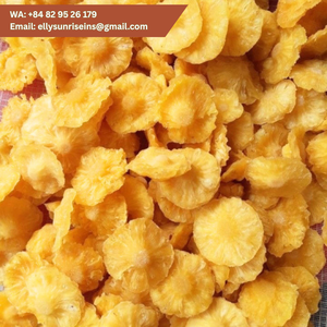 Tranches d'ananas séchées rondes, naturelles, sucrées, fruits tropicaux, collation, procédé FD, emballage en vrac, W/A +84 829 526 179 - Product Image 1