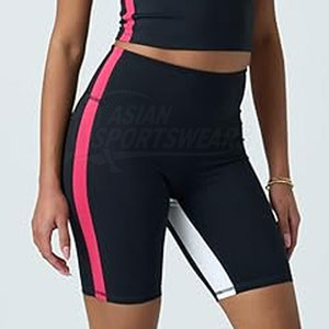 High Quality Women <b>Yoga</b> <b>Shorts</b> Sets Solid Soft Stretch Breathable Eco-Friendly Activewear Matching Top <b>Shorts</b> for <b>Yoga</b> Fitness - Product Image 6