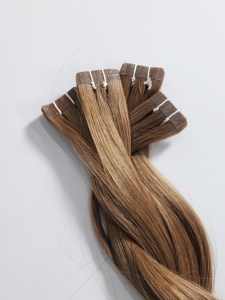 Extensiones de Cabello Virgen Vietnamita Dream DR04 Hanoi 1b HD con Cierre de Cinta Blanqueado, Ondulado Natural, Súper Doble Trama, Permanente, 8 Pulgadas, Trama Cruda - Product Image 5