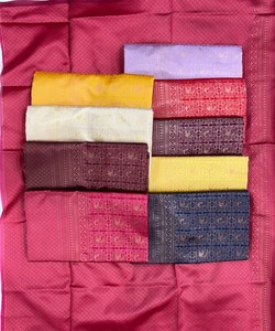 Purple Silk Saree Traditional Indian Wedding Wear <b>Floor</b>-Length Regular Fit Women's Sari Wrinkle Free All Seasons - Product Image 4
