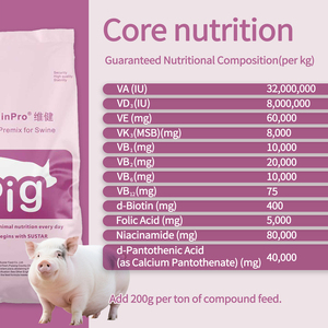VitaminPro X302, Premezcla para el Crecimiento de Cerdos, Aditivos Multivitamínicos para Alimentación Animal, Premezcla para Engorde de Cerdos - Product Image 5