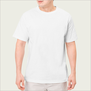 Camiseta de Algodón Reciclado de Botellas PET, Corte Regular, Blanca, 140g, Ligera, Transpirable, Unisex, Venta al Por Mayor - Product Image 3