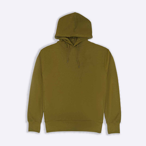 2026 Sweat à capuche oversize coupe ample streetwear épais 100% coton molleton bouclette à épaules tombantes avec logo personnalisé - Product Image 1