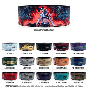 Accepted Private Label Premium Leather Lever <b>Belt</b> with Stainless Steel Buckle for Heavy Lifting Training Powerlifting <b>belt</b> Men - Product Image 1