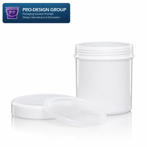Seau en plastique à large ouverture de 0,7 L avec couvercle à vis pour l'emballage de pâte pigmentée, pot de stockage de produits chimiques étanche - Product Image 3