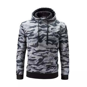 Conjuntos deportivos de camuflaje para hombre de alta calidad, nuevo estilo moderno, con impresión de logotipo personalizado y bordado, 100% algodón, felpa francesa. - Product Image 5