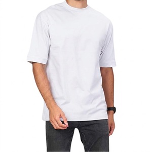OEM 100% Cotton Oversized Men's T-Shirts Custom OEM Round Neck Short Sleeves <b>Tshirt</b> Men Wholesale - Product Image 3