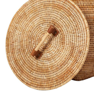 Panier de rangement avec poignées, organisateur, solution de rangement écologique pour la maison, panier rustique durable et léger, vente en gros OEM ODM - Product Image 4
