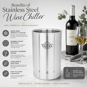 Fabricant indien de seaux à glace isothermes en acier inoxydable à double paroi pour vin et boissons, élégants et de qualité supérieure pour bouteilles - Product Image 4