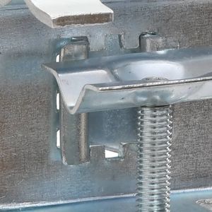 Pince compacte pour parapluie en acier galvanisé argenté, abri solaire pratique - Product Image 2