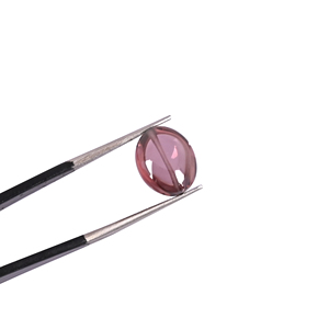 Turmalina Rosa Natural de 7.0 Quilates, 10x9mm, Forma Ovalada, Perforación Completa, Gema Suelta - Product Image 1