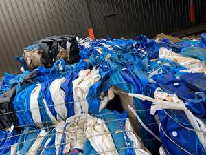 Factory Price High Quality HDPE Scrap Blue Drum Bales Reprocessed HDPE Blue Regrinds Plastic Drum Bales for Recycling Austria - Product Image 4