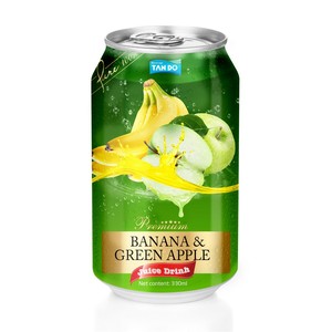 Jugo de Frutas de Marca Privada OEM, Bebida de Jugo Natural Enlatada de 330 ml, Uvas, Naranja, Mango, Melocotón, Fresa, Plátano, Manzana - Product Image 5