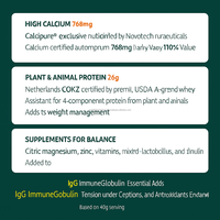 Poudre de protéines de colostrum de lait de chèvre riche en calcium 50g+ 26g de protéines par portion Adultes Enfants Complément nutritionnel OEM 480g en vrac