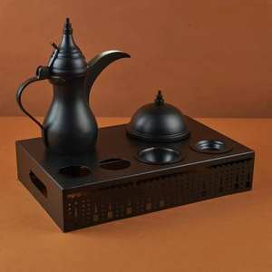 Carafe à café Dallah dorée de style moyen-oriental, de qualité alimentaire, pour hôtels, mariages, usage décoratif, chauffe-lait et café, théière Dallah - Product Image 4