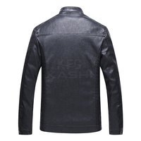 Blouson aviateur classique en cuir pour homme, col montant, tissu toile, hiver, respirant, écologique, design tendance, durable, chaud