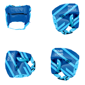 Protège-tête de boxe modulaire professionnel en cuir, visière transparente réglable, équipement d'entraînement de sécurité personnalisable pour adultes unisexes - Product Image 5