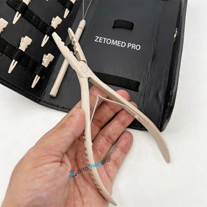 Multi-Functional <b>Micro</b> Beads Hair <b>Extension</b> Tools Plier Set Stainless Steel Custom Logo with Hair Section Clips and <b>Micro</b> Loop - Product Image 2