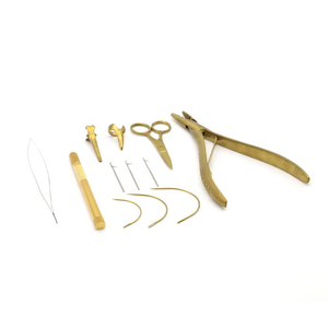 Herramientas y kits de extensión de cabello de alta calidad, kit de instalación de estilo capilar de grado profesional, herramientas y kit de extensión de cabello de última tendencia. - Product Image 1