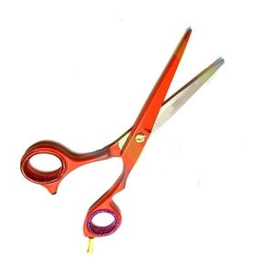 Ciseaux de coiffure professionnels avec lames en acier inoxydable, manche en acier élégant, source d'affûtage chirurgicale B-EBT-578 pour usage en salon de coiffure - Product Image 1