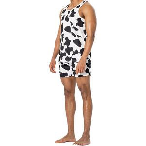 Pantalones Cortos Deportivos Personalizados con Estampado de Vaca para Hombre, de Secado Rápido, para Correr, Fabricante de Ropa Deportiva OEM ODM - Product Image 6