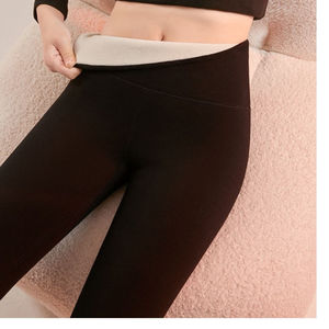 Leggings chauds pour femmes, couleur unie, hiver, vente chaude, leggings thermiques épais de qualité supérieure, extensibles, confortables, tendance et à la mode - Product Image 4