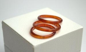 Bague en résine ambrée unisexe MN EXPORTS, style classique moderne chrétien, bijou à porter au quotidien, cadeau - Product Image 3