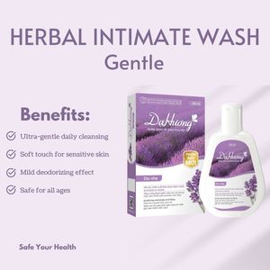 Herbal Feminine Wash Gentle Lavender Calming Intimate Cleanser Relaxing Sensitive Care pH Balanced Daily Fresh Protection - Product Image 3