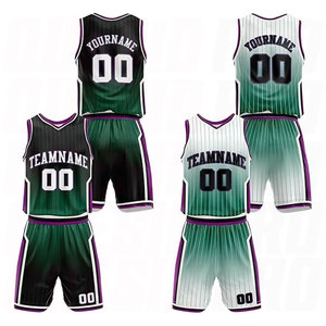 Uniformes de basket-ball respirants et écologiques sans manches, tissu 100% polyester, tailles personnalisées, vêtements d'équipe pour adultes avec logo personnalisé - Product Image 1