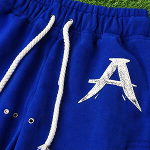 ชุดเซ็ตเสื้อยืดพิมพ์ลายแบบดิสเทรส กางเกงวอร์มขาบาน ผ้าฝ้าย สตรีทแวร์ ทรงโอเวอร์ไซส์ ล้างสีแบบแอซิดวอช สำหรับผู้ชาย ชุดลำลองฤดูร้อน - Product Image 3