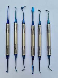 Kit complet de 6 pinces d'extraction dentaire Pentax Surgical PS-0010077 Classe I, poignées ergonomiques, revêtement titane, certifié CE - Product Image 6