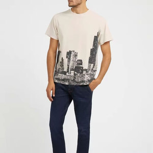 Camiseta de Verano con Estampado de Material Suave, Estilo Moderno, Entrega Rápida, Talla Ajustable, Corte Holgado - Product Image 3