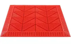Dust Removal Sand Scraping Non Slip Doormat Interlocking Modular Entry Door <b>Mat</b> - Product Image 2
