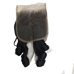 Closure frontal Hand Tied Peruvian <b>Curly</b> High Quality Vietnamese Human VIRGIN HAIR <b>EXTENSION</b> at wholesale price - Product Image 1