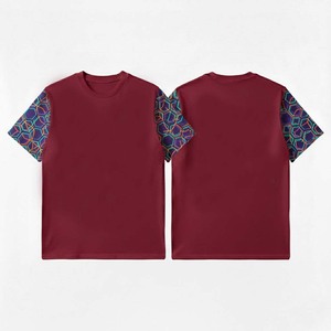 T-shirt imprimé ample à manches courtes pour homme, style streetwear, en coton épais, pour la vente en gros aux États-Unis et en Europe - Product Image 1