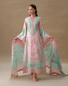 Robes décontractées pakistanaises et indiennes de qualité supérieure pour femmes, Nouveautés 2026, Salwar Kameez en tissu Lawn, ODM 2012 - Product Image 1