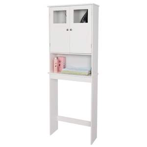 FCH White Double-Door <b>Bathroom</b> Cabinet Elegant <b>Bathroom</b> <b>Furniture</b> - Product Image 4