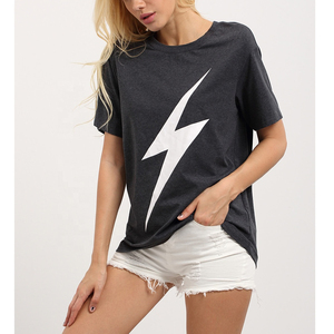 เสื้อยืดคอกลมผ้าลินินผสมฝ้าย ระบายอากาศดี ปักลายเรียบง่าย แขนสั้น สไตล์ลำลอง สำหรับฤดูร้อน ผู้ผลิตส่งออกสำหรับผู้หญิง - Product Image 3