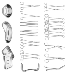Juego de Instrumentos de Cirugía General de Acero Inoxidable de Alta Calidad, 25 Piezas, Kit de Herramientas Quirúrgicas Manuales Reutilizables, Equipo Médico Hospitalario - Product Image 3