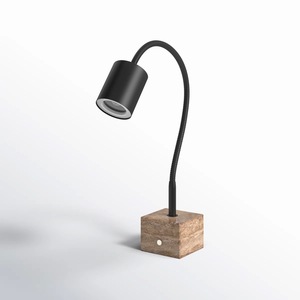 Lámpara de Mesa Moderna de Lujo en Latón Sólido con Pantalla de Lino Premium para Iluminación de Dormitorio y Sala de Estar - Product Image 1