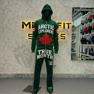 Men Custom Zipper Fashion Tracksuit Modern Style Gym Wear <b>Set</b> Breathable Training Running Fitness Outfit - Product Image 1