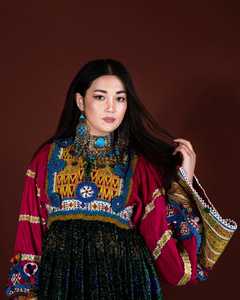 Vintage Boho Traditional Women's Clothing Handmade Embroidered Custom Sizes Wholesale Afghani Casual <b>Dresses</b> - Product Image 4