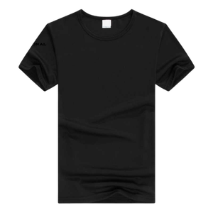 Camiseta de Manga Corta para Hombre, Cuello Redondo, Color Negro, Corte Holgado, Algodón Jersey, Prenda Casual Teñida, Transpirable - Product Image 6