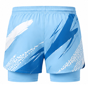 Shorts de plage pour hommes en marque privée avec poches imperméables, tissu à séchage rapide, taille ajustable, fournisseur de maillots de bain et de shorts de surf pour hommes - Product Image 6