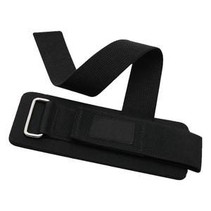 Sangles de musculation pour la gym avec support de poignet, sangles de levage de poids en coton et néoprène rembourrées et respirantes, protection de la paume pour sangles de musculation - Product Image 3