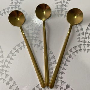 High Quality Stainless Steel Silver Plated Dinner Spoon Long Handle <b>Mirror</b> Polish 10ml for Wedding Home Restaurant Hotel Use - Product Image 1