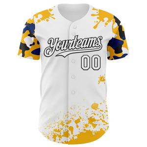 Maillot de baseball 2026 le plus vendu, sublimation, pas cher, boutonné, hauts d'été, broderie personnalisée, double tricot, pour jeunes, vierge - Product Image 1